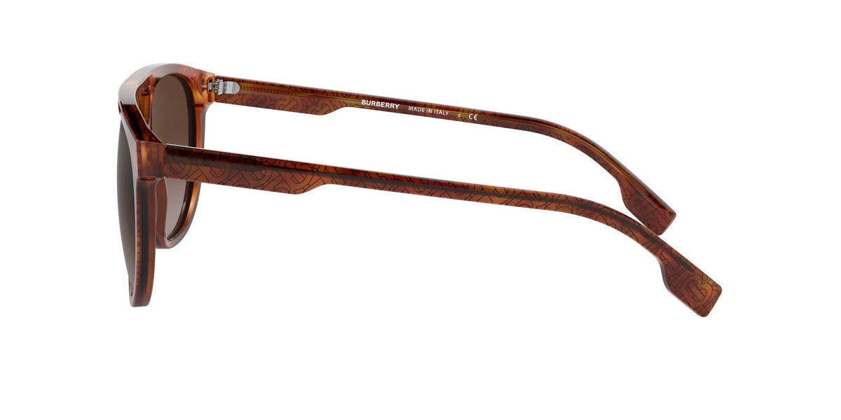 Burberry BE 4302 Top Tb Black On Light Havana / Brown Gradient 56 / Plastic / Plastic