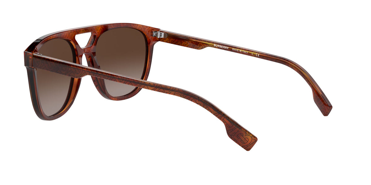 Burberry BE 4302 Top Tb Black On Light Havana / Brown Gradient 56 / Plastic / Plastic