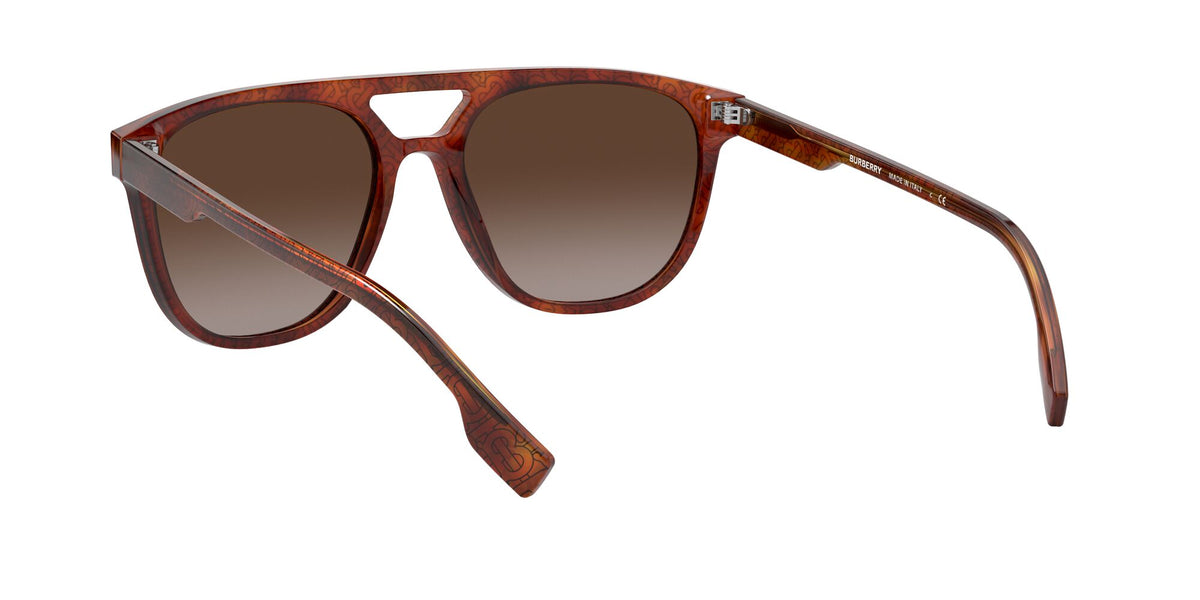 Burberry BE 4302 Top Tb Black On Light Havana / Brown Gradient 56 / Plastic / Plastic
