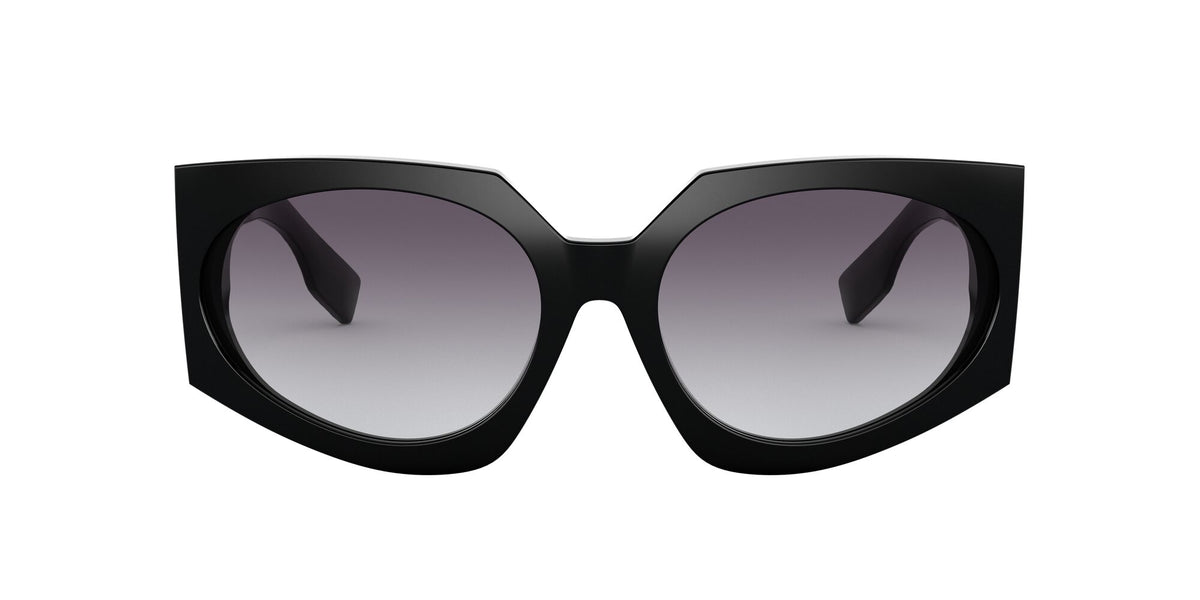 Burberry BE 4306 Black / Grey Gradient 60 / Plastic / Plastic