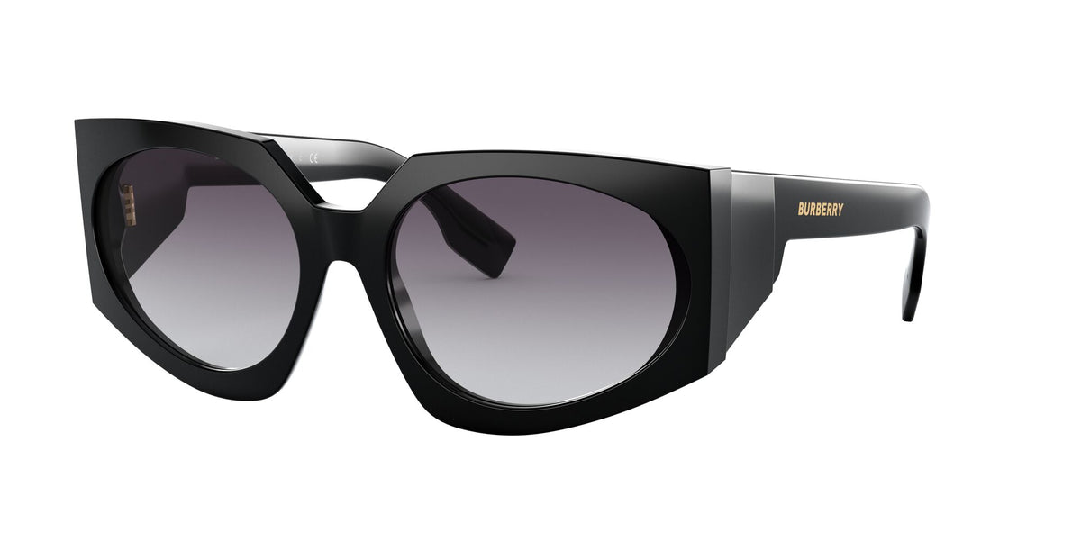 Burberry BE 4306 Black / Grey Gradient 60 / Plastic / Plastic