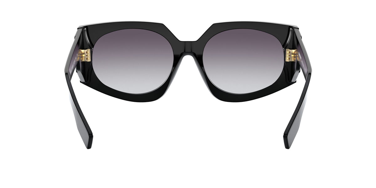 Burberry BE 4306 Black / Grey Gradient 60 / Plastic / Plastic