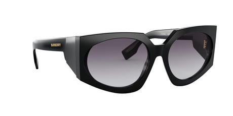 Burberry BE 4306 Black / Grey Gradient 60 / Plastic / Plastic