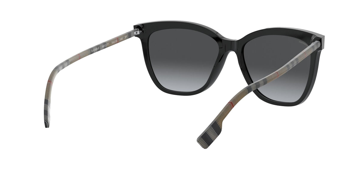 Burberry BE 4308F Black 
Polar Grey Gradient 56 
Plastic 
Plastic