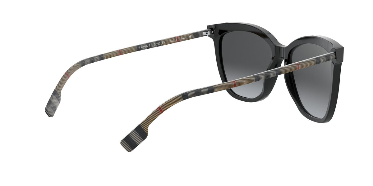 Burberry BE 4308F Black 
Polar Grey Gradient 56 
Plastic 
Plastic
