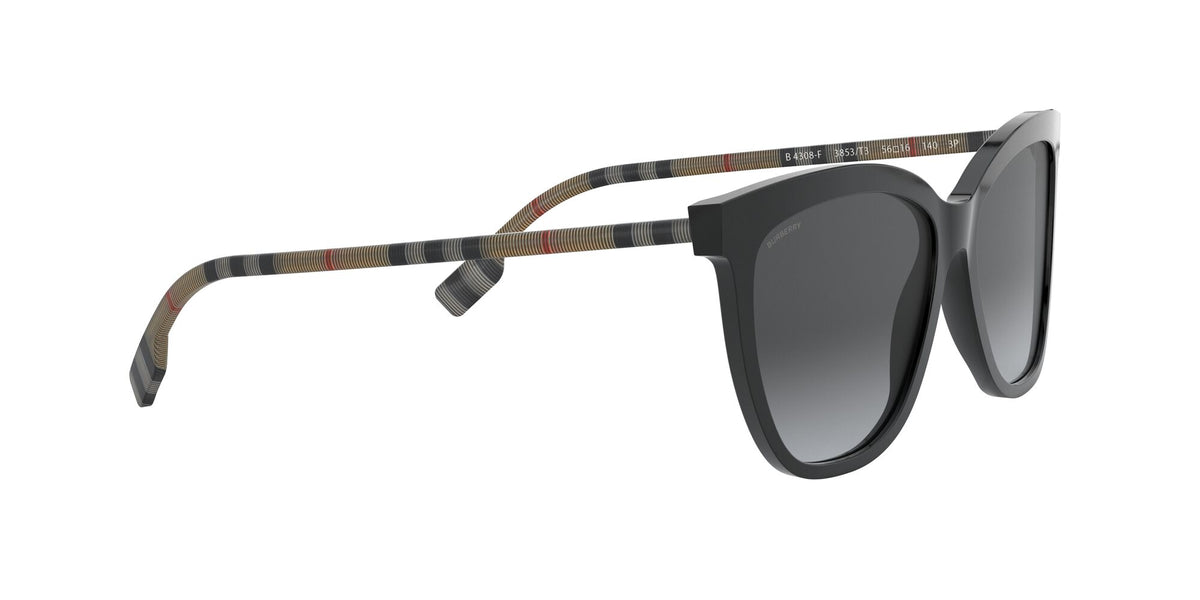 Burberry BE 4308F Black 
Polar Grey Gradient 56 
Plastic 
Plastic