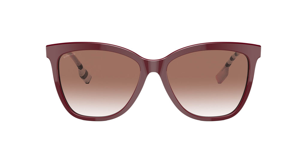 Burberry BE 4308F Bordeaux / Clear Gradient Pink 56 / Plastic / Plastic