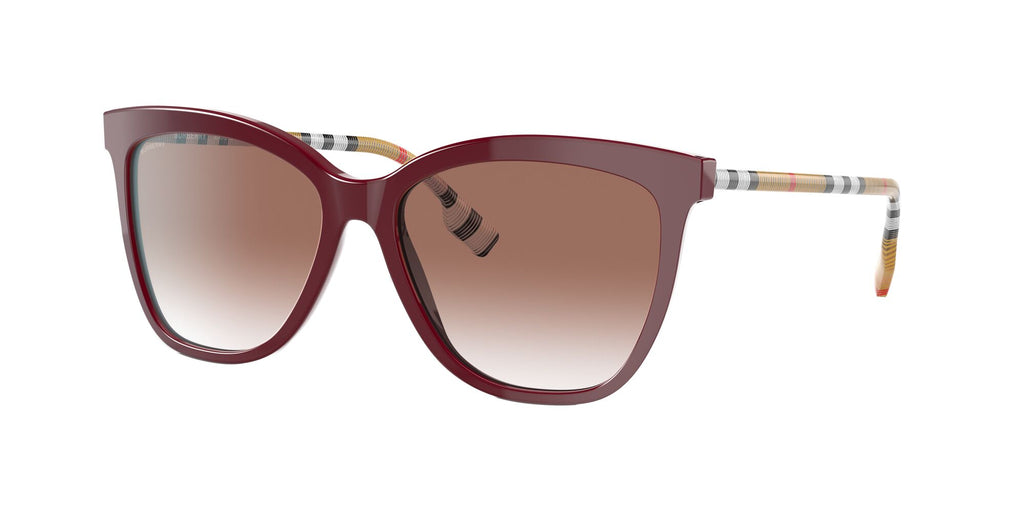 Burberry BE 4308F Bordeaux / Clear Gradient Pink 56 / Plastic / Plastic