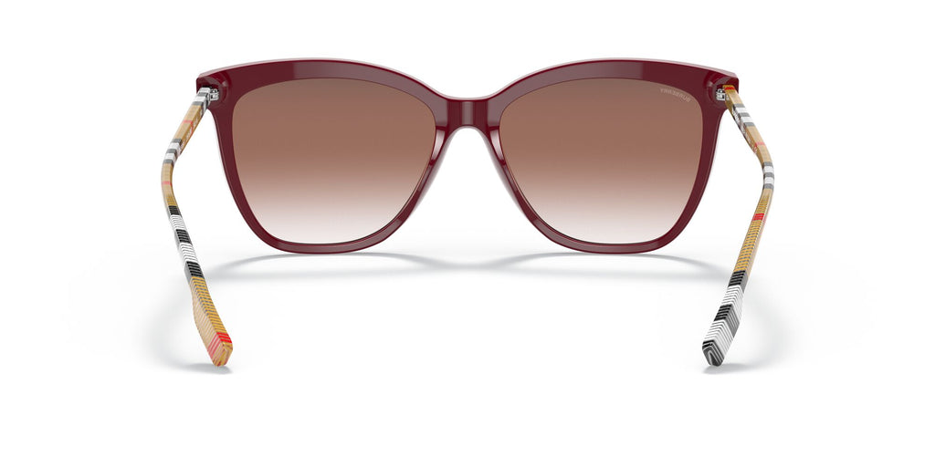 Burberry BE 4308F Bordeaux / Clear Gradient Pink 56 / Plastic / Plastic