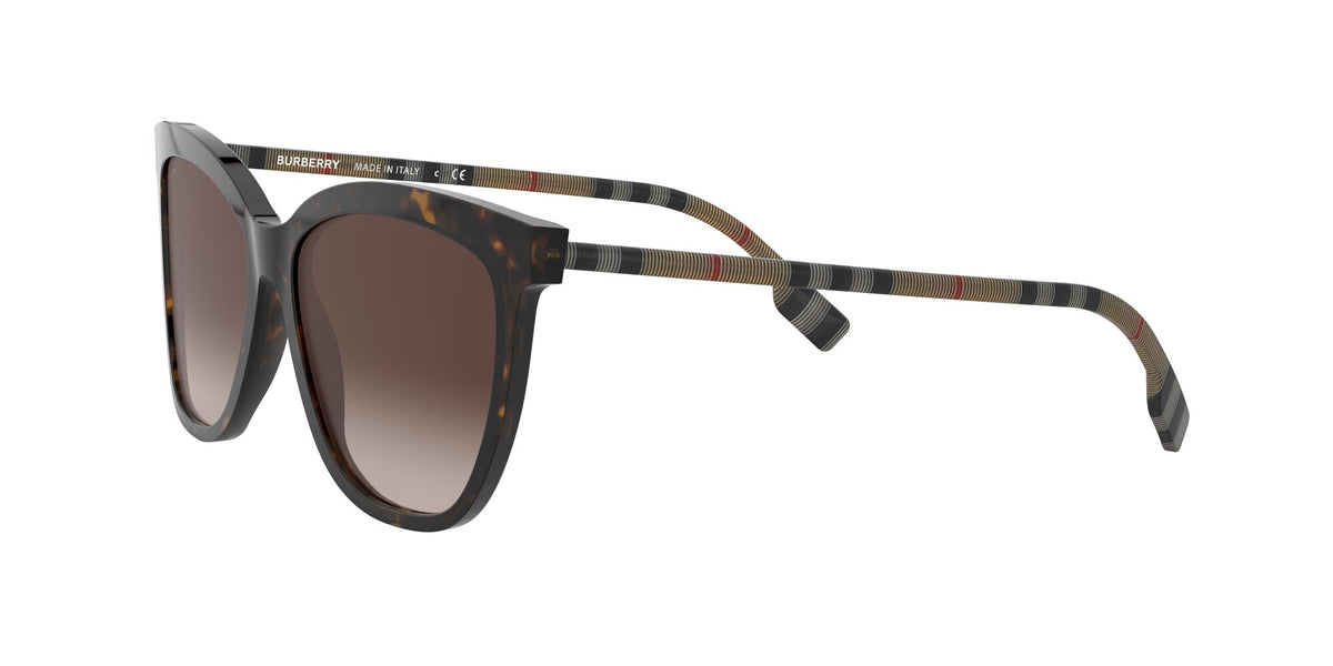 Burberry BE 4308 Dark Havana / Brown Gradient 56 / Plastic / Plastic