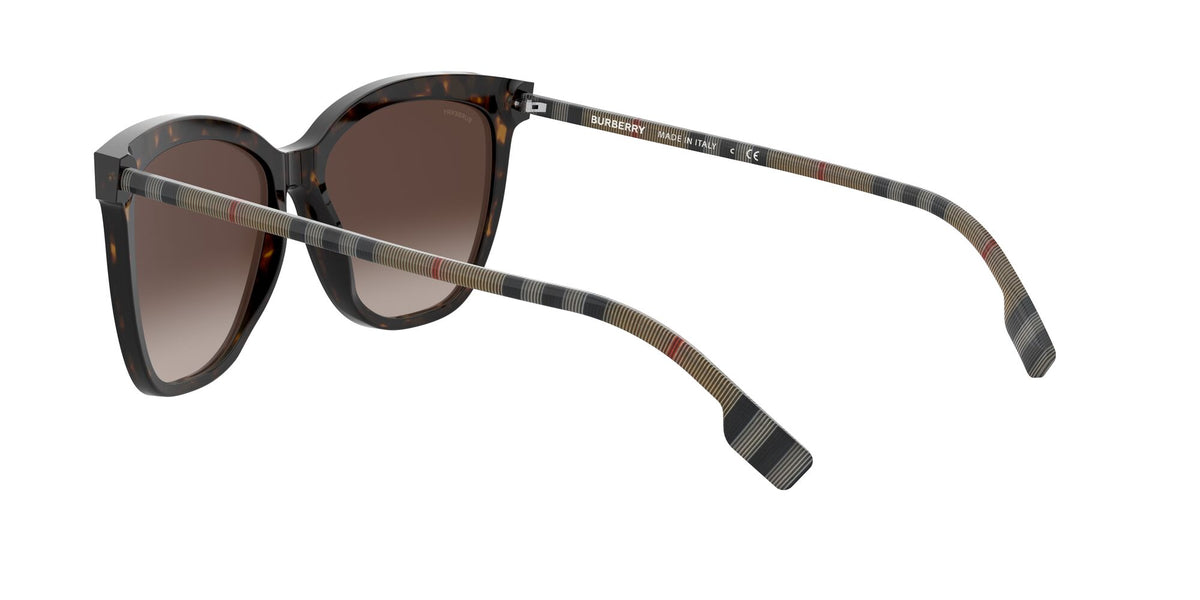 Burberry BE 4308 Dark Havana / Brown Gradient 56 / Plastic / Plastic