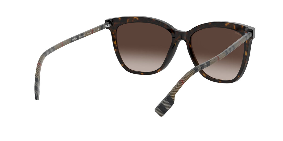 Burberry BE 4308 Dark Havana / Brown Gradient 56 / Plastic / Plastic