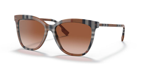 Burberry BE 4308 Check Brown / Gradient Brown 56 / Plastic / Plastic
