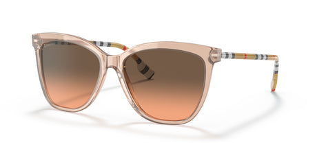 Burberry BE 4308 Peach / Orange Gradient Light Grey 56 / Plastic / Plastic