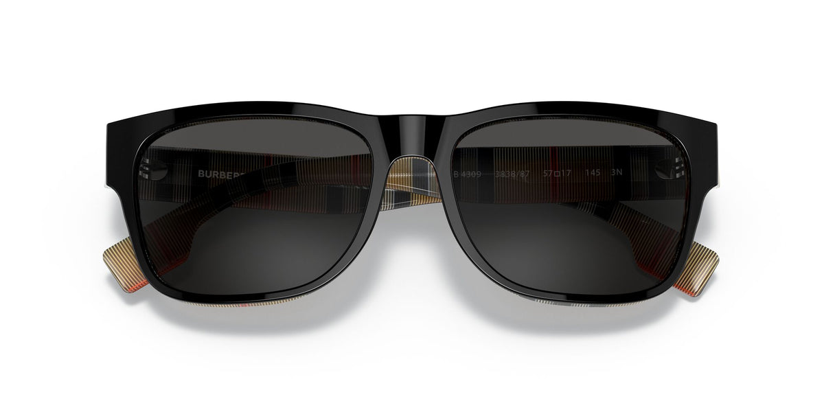 Burberry BE 4309 Top Nero Su Vintage Check / Grey 57 / Plastic / Plastic