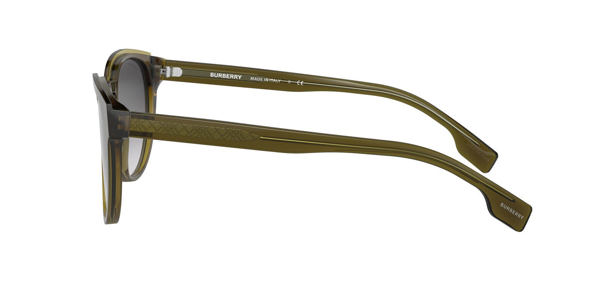 Burberry BE 4310F Olive Green / Grey Gradient 54 / Plastic / Plastic