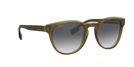 Burberry BE 4310F Olive Green / Grey Gradient 54 / Plastic / Plastic