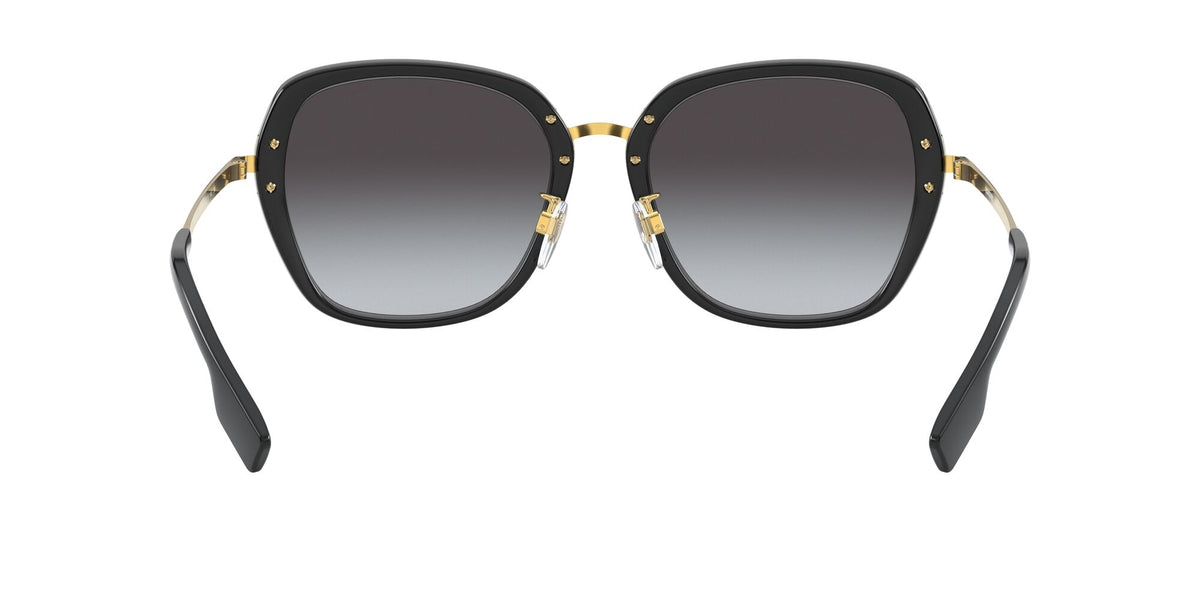 Burberry BE 4311D Black / Grey Gradient 57 / Plastic / Metal