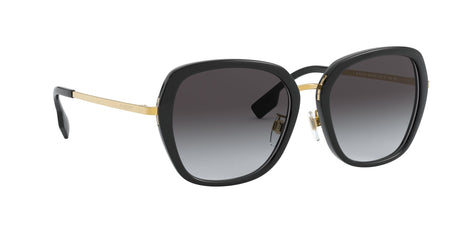 Burberry BE 4311D Black / Grey Gradient 57 / Plastic / Metal