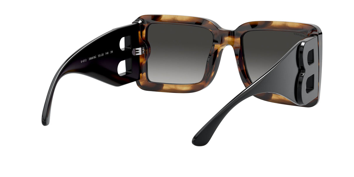 Burberry BE 4312 Brown / Grey Gradient 55 / Plastic / Plastic
