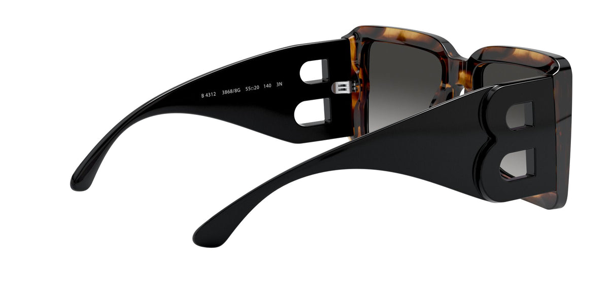 Burberry BE 4312 Brown / Grey Gradient 55 / Plastic / Plastic