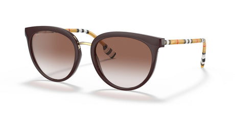 Burberry BE 4316F Bordeaux / Clear Gradient Pink 57 / Plastic / Plastic