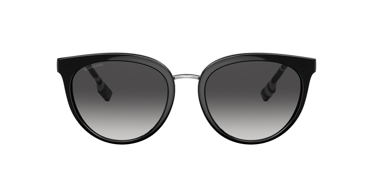 Burberry BE 4316F Black / Gradient Grey 57 / Plastic / Plastic