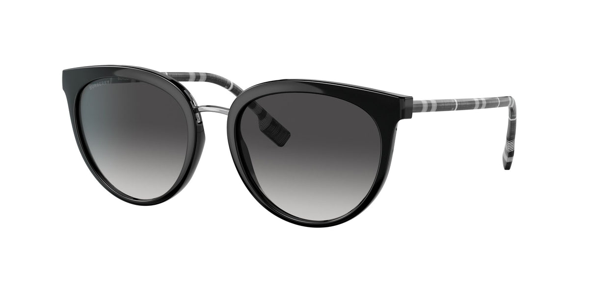 Burberry BE 4316F Black / Gradient Grey 57 / Plastic / Plastic