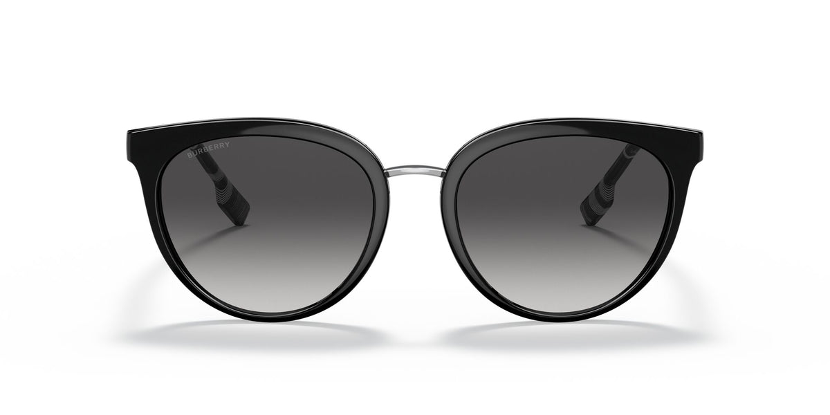 Burberry BE 4316F Black / Gradient Grey 57 / Plastic / Plastic