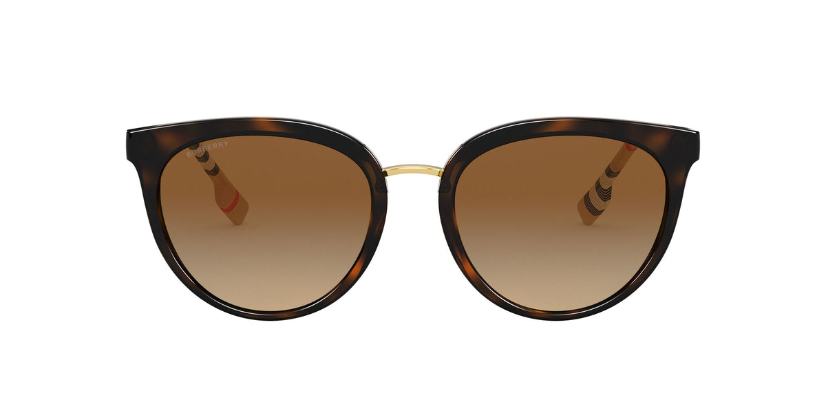 Burberry Willow 0BE4316 3854T5 54 Dark Havana 
Brown Gradient Polarised 54 
Plastic 
Plastic
