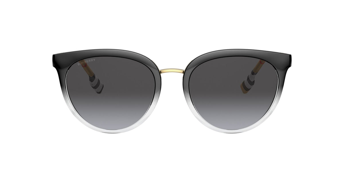 Burberry BE 4316 Black Gradient / Grey Gradient 54 / Plastic / Plastic