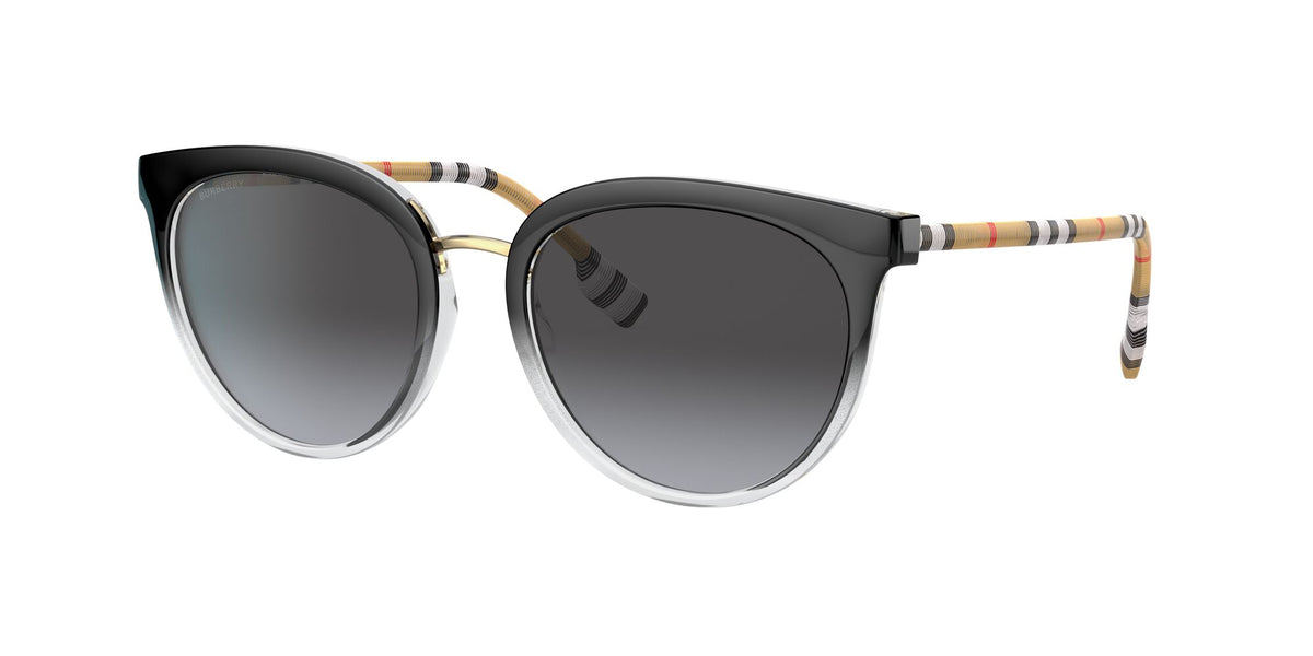 Burberry BE 4316 Black Gradient / Grey Gradient 54 / Plastic / Plastic