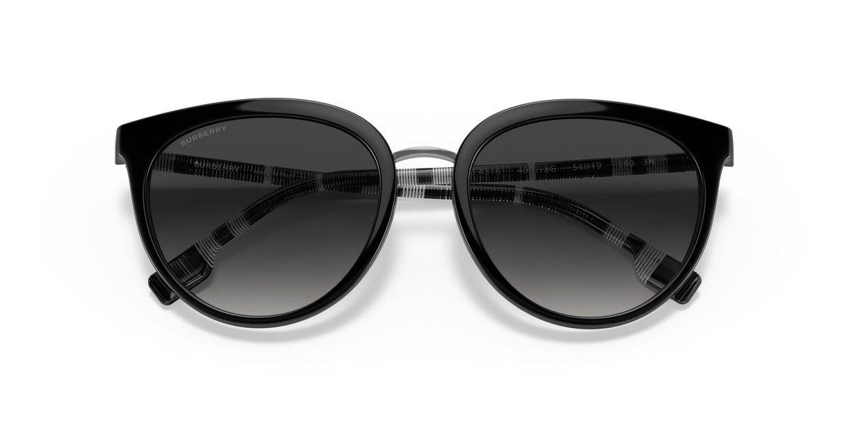 Burberry BE 4316 Black / Gradient Grey 54 / Plastic / Plastic