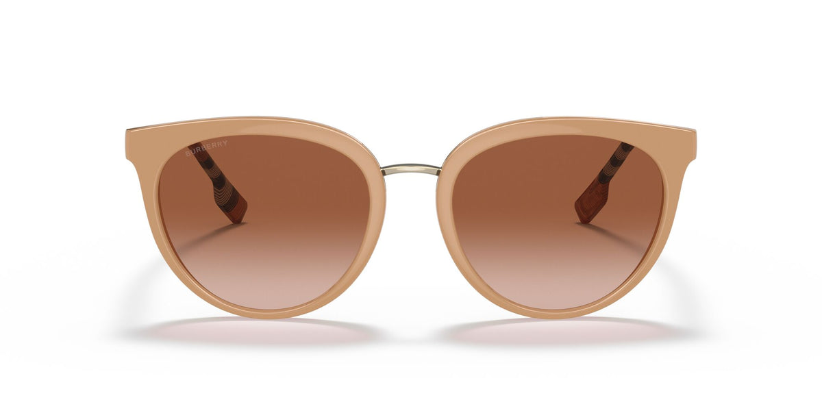 Burberry BE 4316 Beige / Gradient Brown 54 / Plastic / Plastic