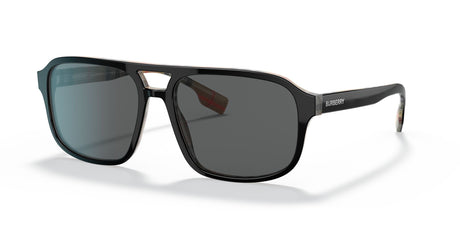 Burberry BE 4320 Top Black On Vintage Check / Dark Grey 58 / Plastic / Plastic