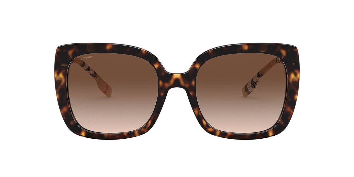 Burberry BE 4323F Dark Havana / Brown Gradient 56 / Plastic / Plastic