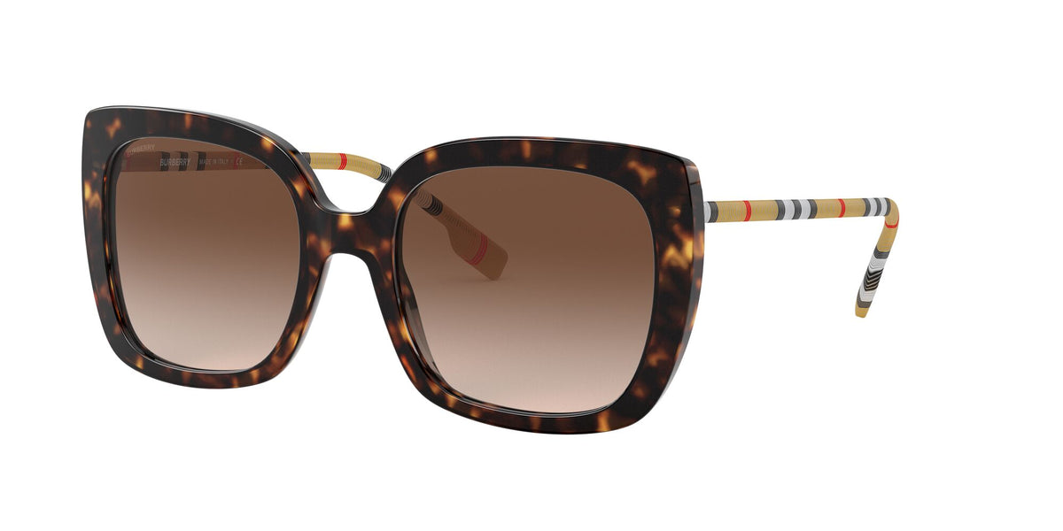 Burberry BE 4323F Dark Havana / Brown Gradient 56 / Plastic / Plastic