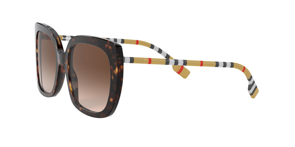 Burberry BE 4323F Dark Havana / Brown Gradient 56 / Plastic / Plastic