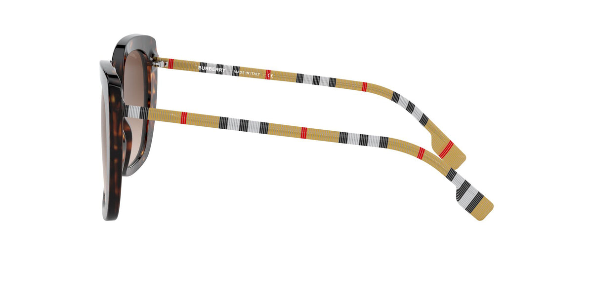 Burberry BE 4323F Dark Havana / Brown Gradient 56 / Plastic / Plastic
