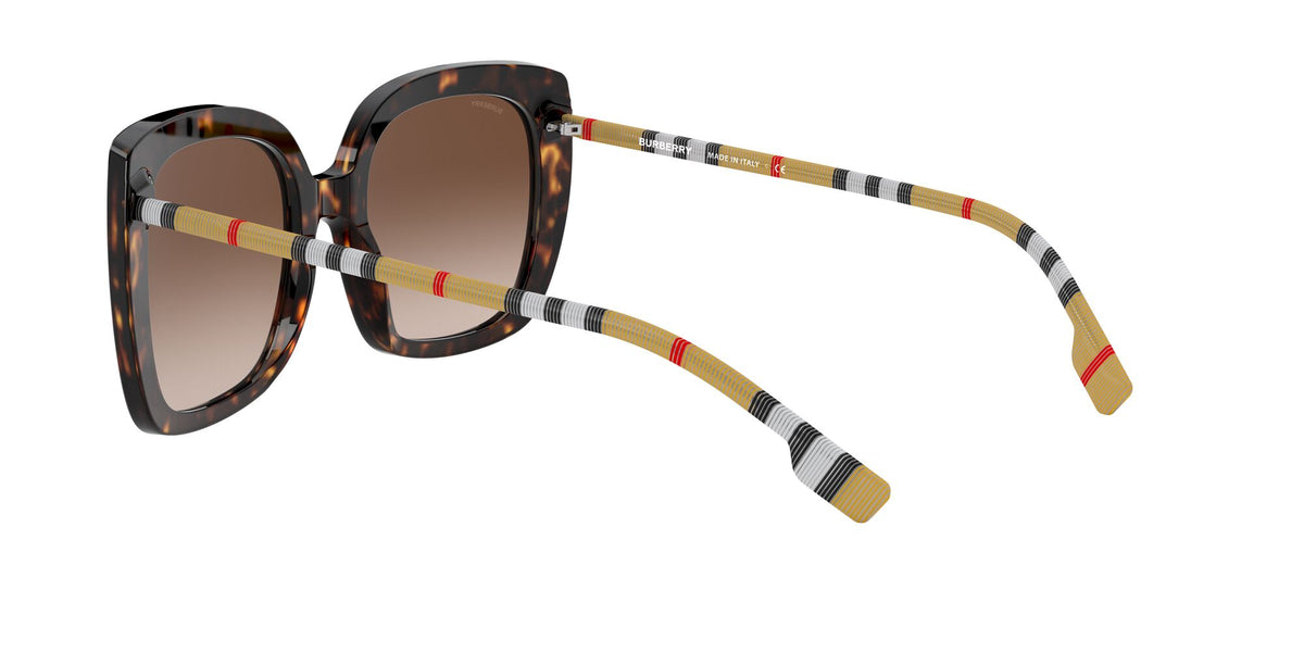 Burberry BE 4323F Dark Havana / Brown Gradient 56 / Plastic / Plastic