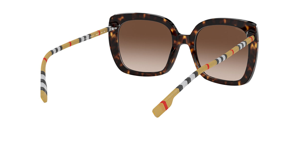 Burberry BE 4323F Dark Havana / Brown Gradient 56 / Plastic / Plastic