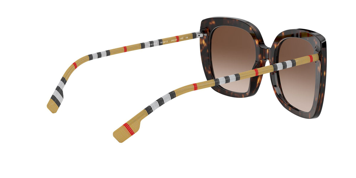 Burberry BE 4323F Dark Havana / Brown Gradient 56 / Plastic / Plastic