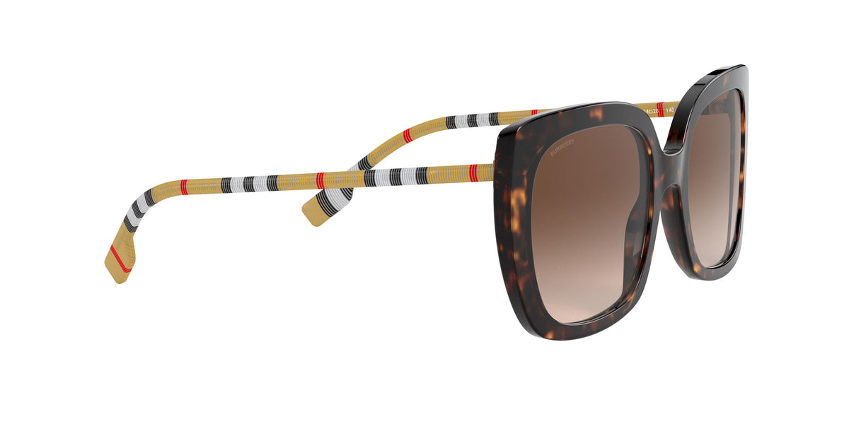 Burberry BE 4323F Dark Havana / Brown Gradient 56 / Plastic / Plastic