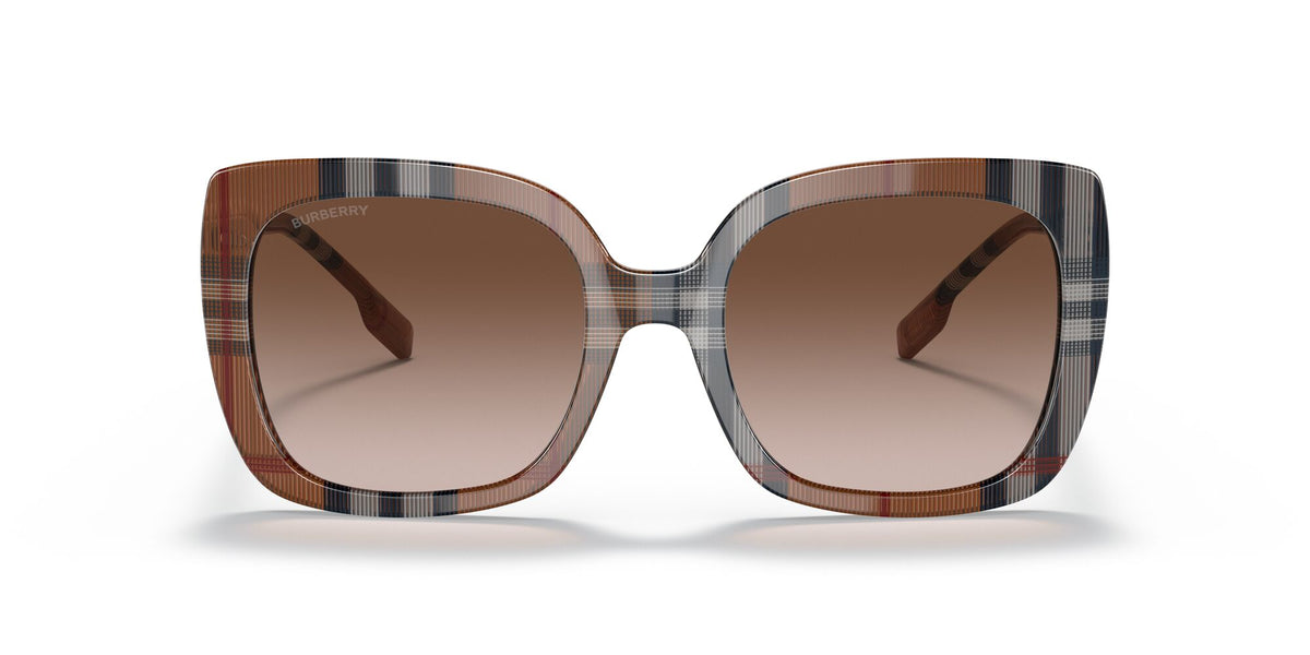 Burberry BE 4323F Check Brown / Gradient Brown 56 / Plastic / Plastic