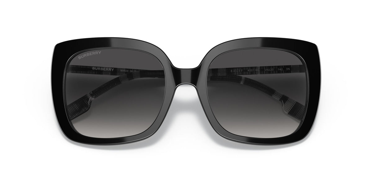 Burberry BE 4323F Black / Gradient Grey 56 / Plastic / Plastic