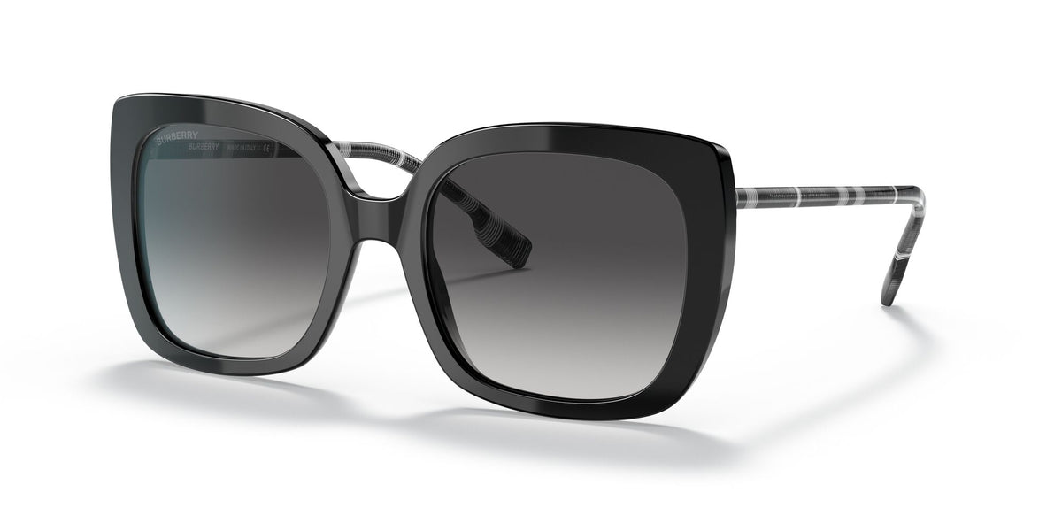 Burberry BE 4323F Black / Gradient Grey 56 / Plastic / Plastic