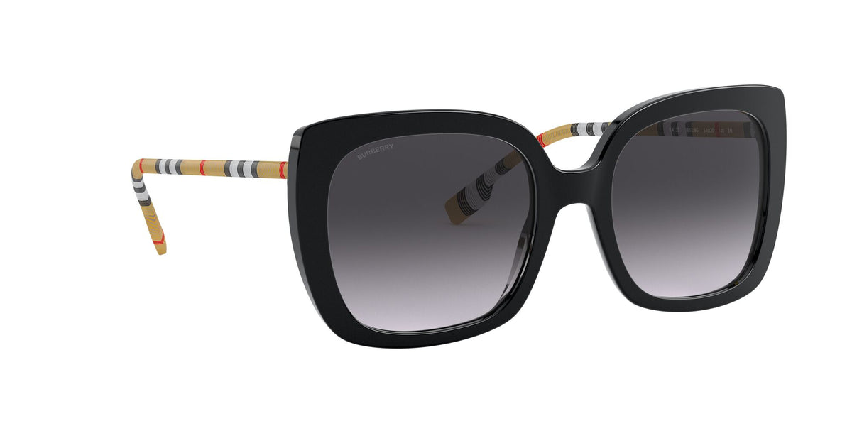 Burberry Caroll 0BE4323 38538G 54 Black / Grey Gradient 54 / Plastic / Plastic