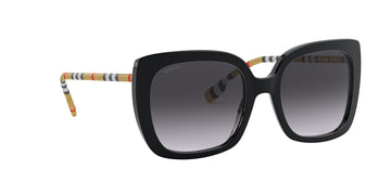 Burberry Caroll 0BE4323 38538G 54 Black / Grey Gradient 54 / Plastic / Plastic