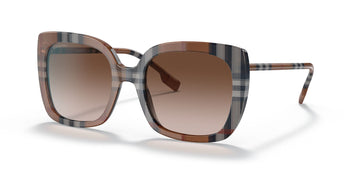Burberry Caroll 0BE4323 400513 54 Brown Check / Gradient Brown 54 / Plastic / Plastic