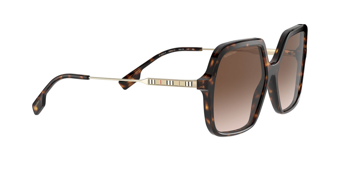 Burberry BE 4324F Dark Havana / Brown Gradient 59 / Plastic / Metal